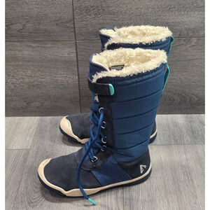 Plae Jack WP Kids Shoes Blue Waterproof Insulated Snow Boots Youth 31 S000125